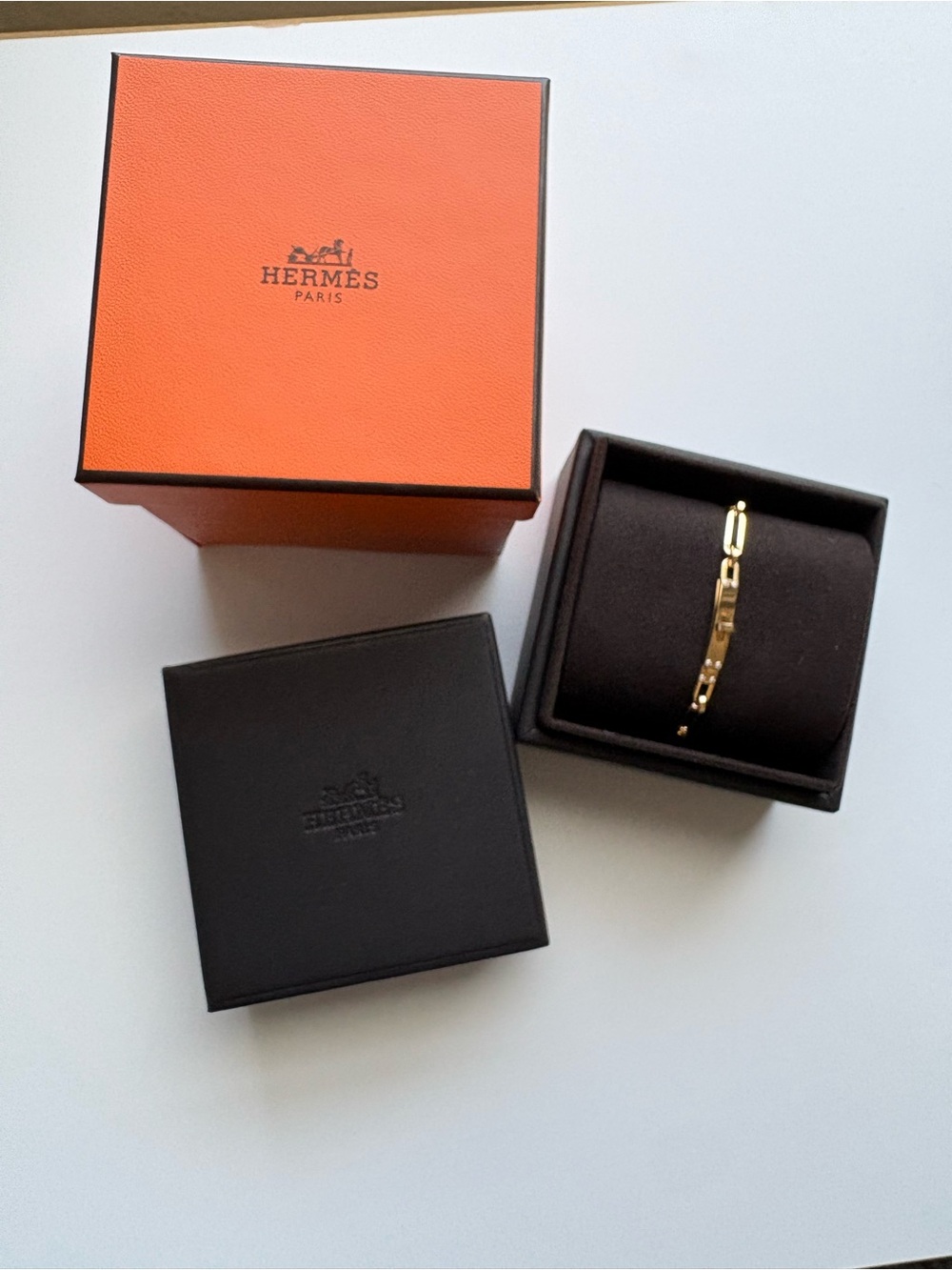 Hermès Kelly Chaine yellow gold new in box